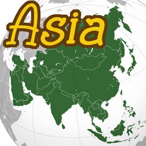 continente asiatico paises