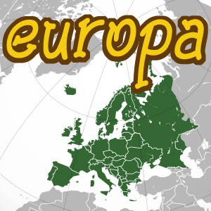 europa y sus paises - mapa mudo