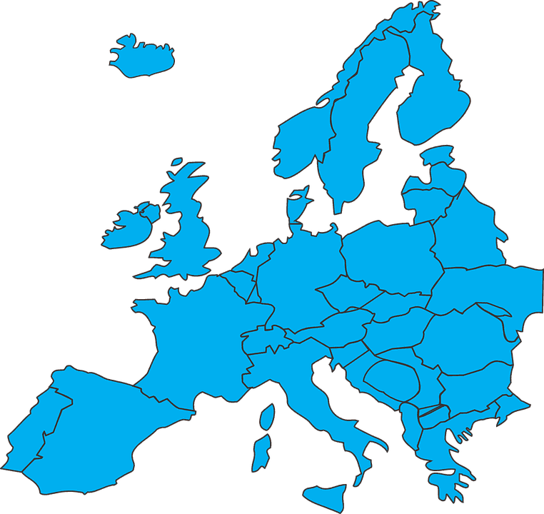 paises de europa mapa mudo