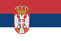 Republica serbia - bandera