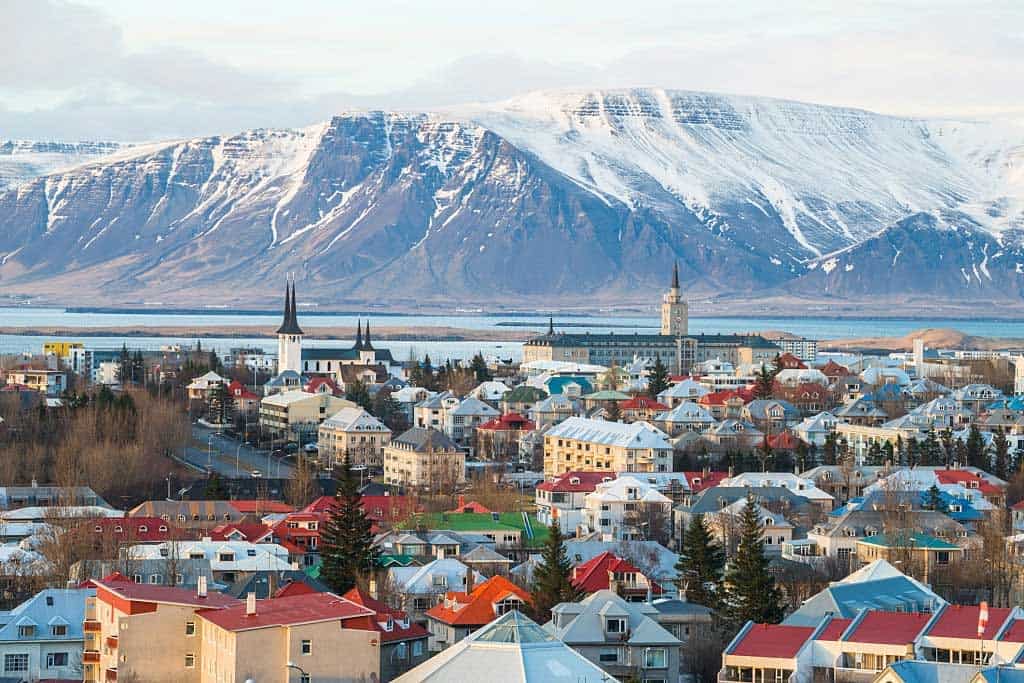 Reykjavik, la ciudad más grande de Islandia.